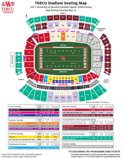 How To Find The Cheapest Houston Cougars Football Tickets + Face Value ...