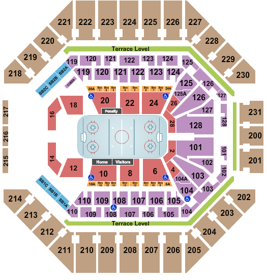 AT&T Center Seating Chart + Rows, Seat Numbers and Club Seats