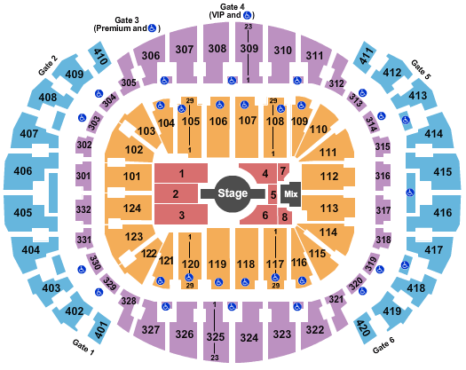 Miami Dade Arena Seating Chart Rows