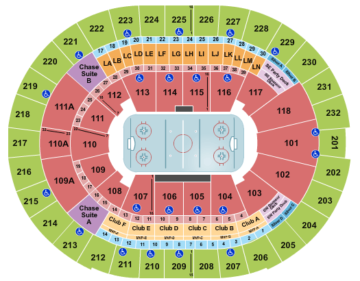 Amway Arena Seating Chart With Seat Numbers