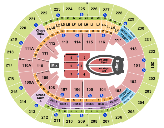 Amway Center Floor Seating Chart
