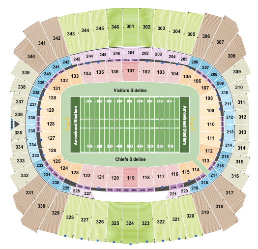 arrowhead-stadium-seating-charts-rows-seat-numbers-and-club-seats