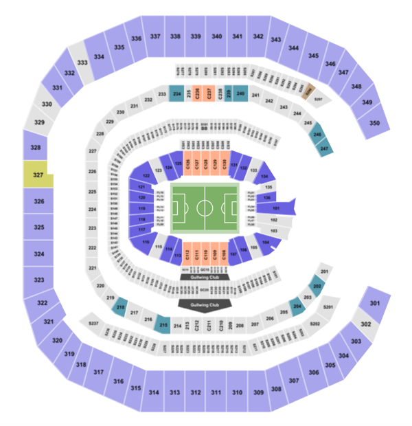 Mercedes Benz Stadium Football Seating Chart