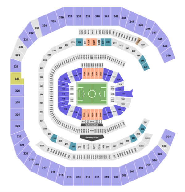 Mercedes Benz Stadium Seating Chart