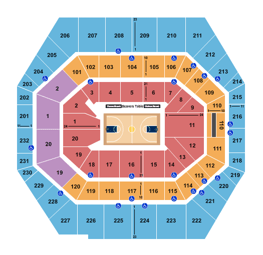 Gainbridge Fieldhouse Seating Chart + Rows, Seats and Club Seats