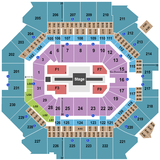 Nassau Coliseum Seating Chart With Rows