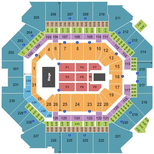 Barclays Center Seating Chart + Rows, Seat Numbers and Club Seats