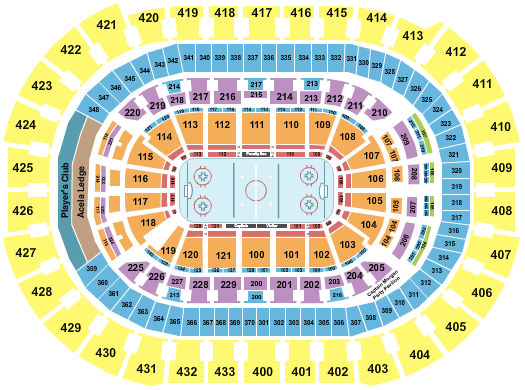 Capital One Arena Hockey Arena Print, Washington Capitals Hockey