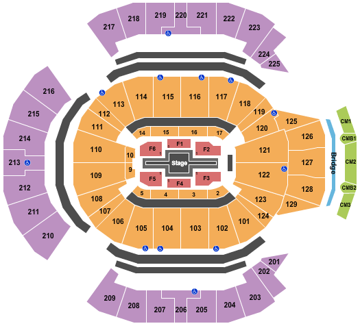 Chase Center Seating Chart Rows Seat