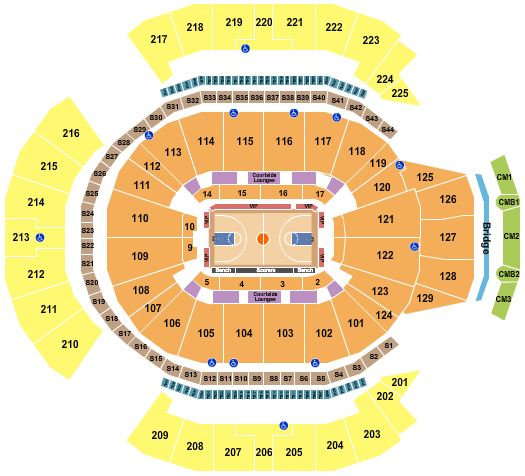 Chase Center Seating Chart Rows Seat