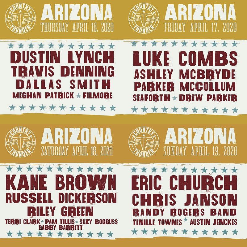 How to Find Cheapest Tickets for Country Thunder Arizona + 2020 LineUp