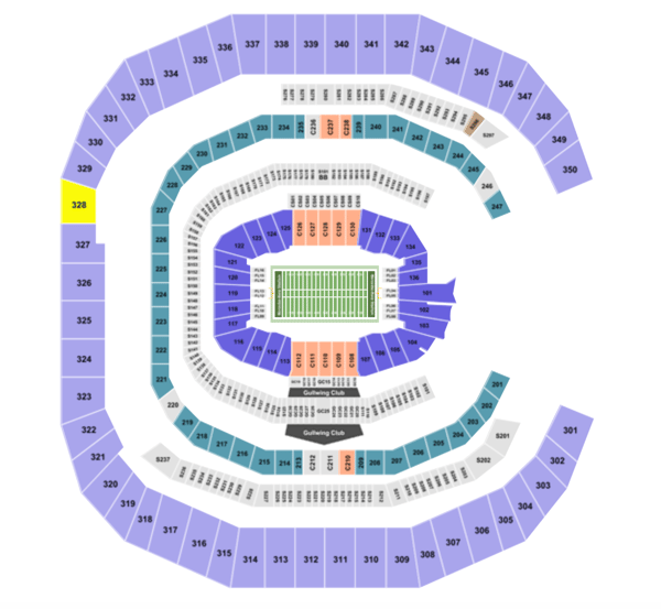 Mercedes Benz Stadium Seating Chart