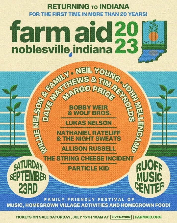 farm aid tour 2023