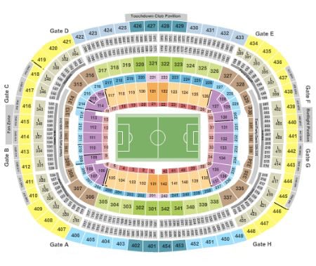 FedExField Seating Chart + Section, Row & Seat Number Info