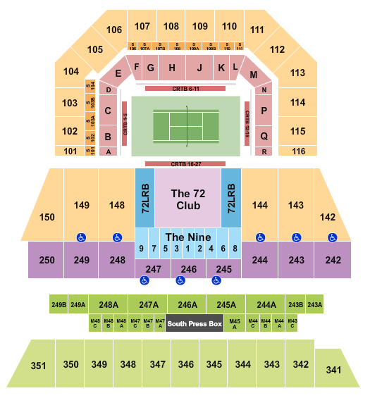 Hard Rock Stadium Seating Chart + Section, Row & Seat Number ...