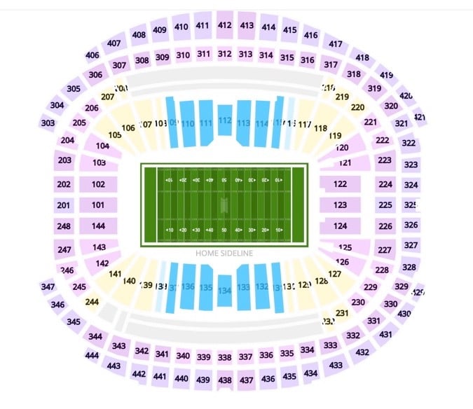 Where to Find Allegiant Stadium Premium Seating and Club Options