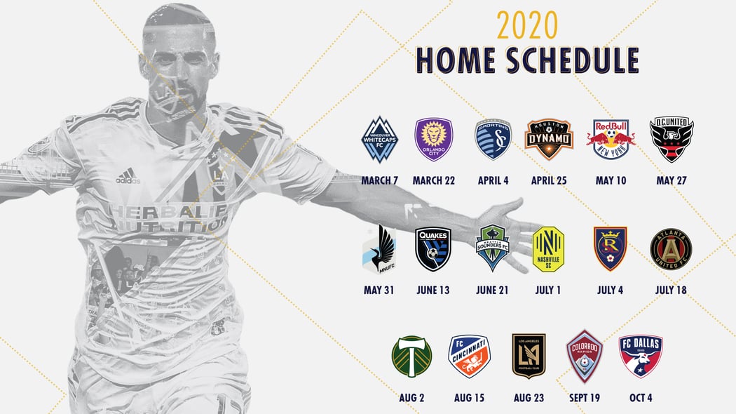 2020 LA Galaxy Schedule + Info On Season Tickets & Partial Plans