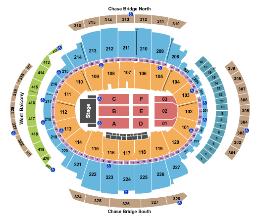 Madison Square Garden Seating Chart Rows Seat And Club Seats Info