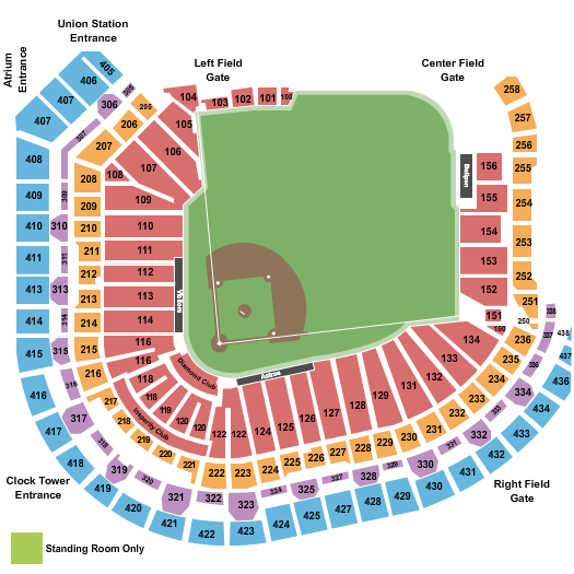 Minute Field Seating Chart