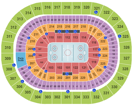 Capitals Seating Chart With Rows