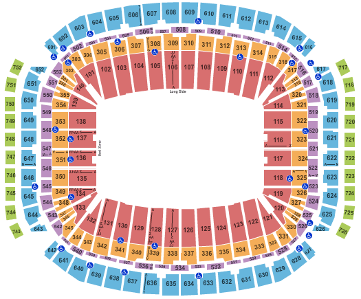 Nrg Stadium Seating Chart Rows