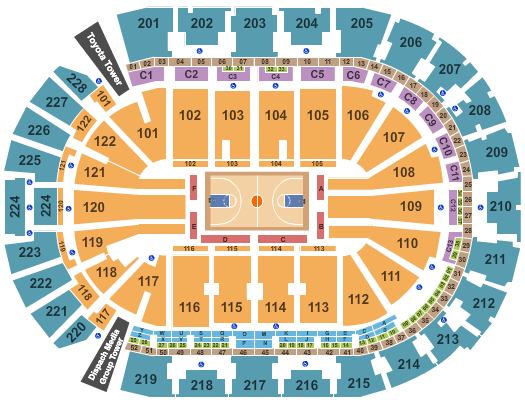 Nationwide Arena Seating Chart + Rows, Seat Numbers and