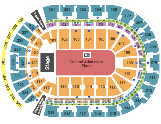 Nationwide Arena Seating Chart Rows