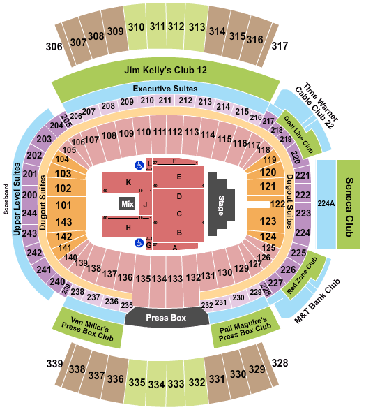 new era field seating