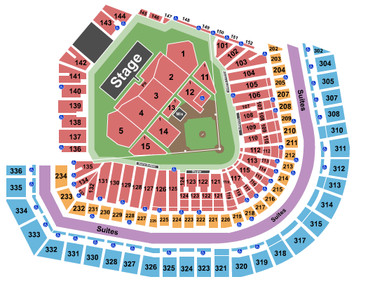 Oracle Park Seating Chart Rows Seats