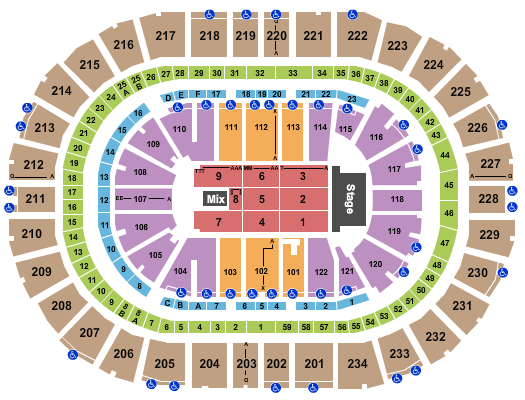 Ppg Paints Arena Seating Chart