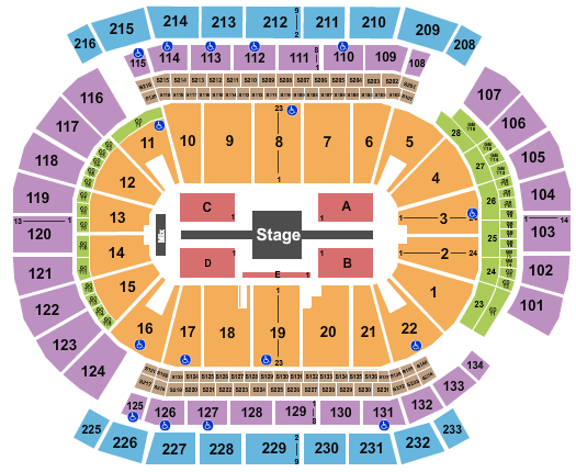 Prudential Newark Seating Chart