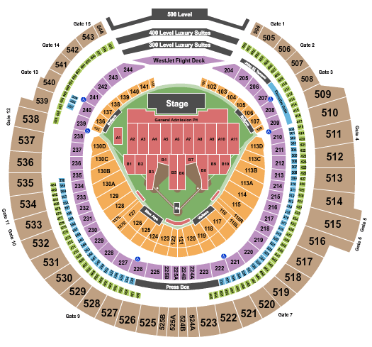 Rogers Arena Seating Charts 