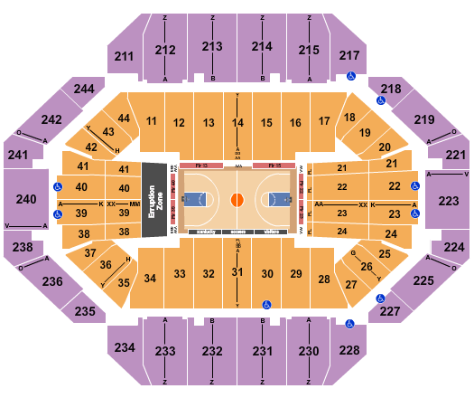 rupp arena seating chart rows seats and club seats ut basketball arena seating chart
