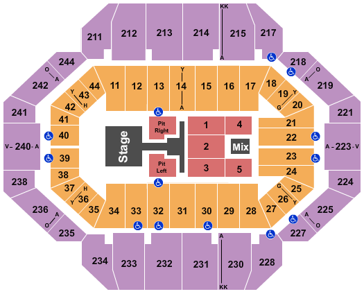 Rupp Arena Seating Chart + Rows, Seats and Club Seats