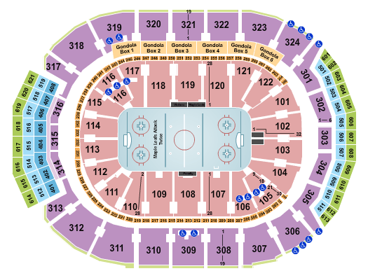 Scotiabank Arena Seating Chart + Rows, Seat Numbers and Club Seats