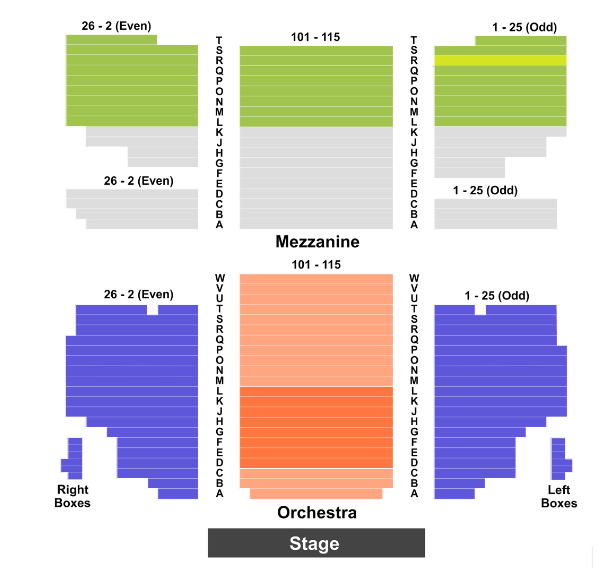 Al Hirschfeld Theatre Seating Chart