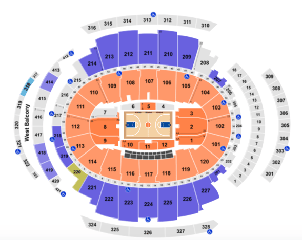 Madison Square Garden Seating Chart, The Garden Seating Chart