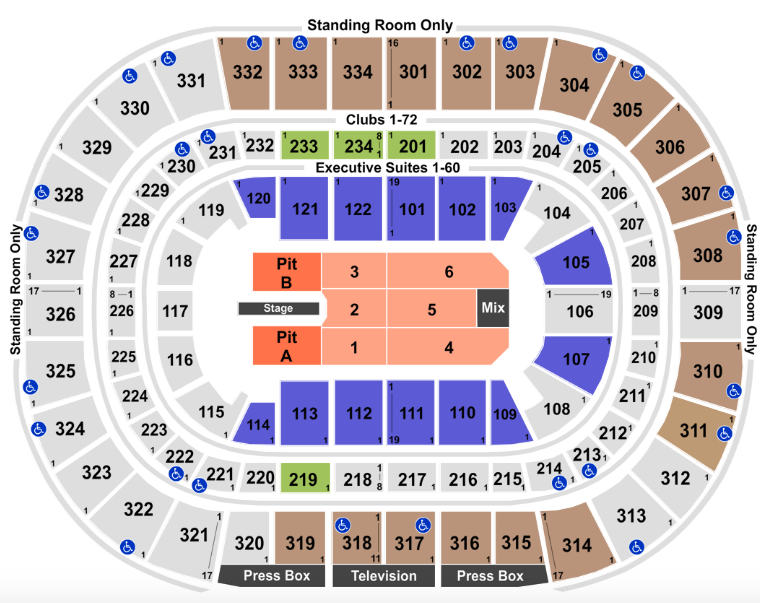 United Center Seating Chart + Rows, Seats and Club Seats