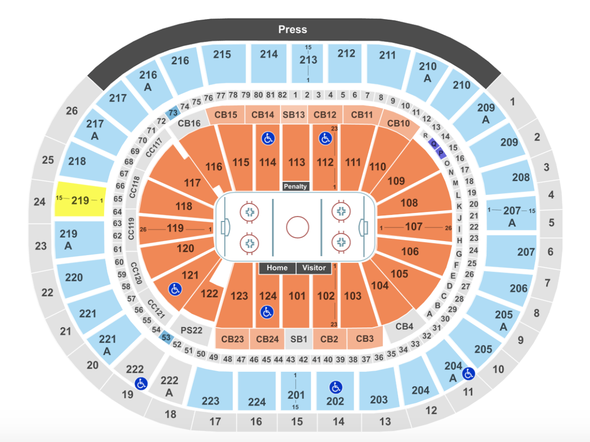 Wells Fargo Arena Row Seating Chart