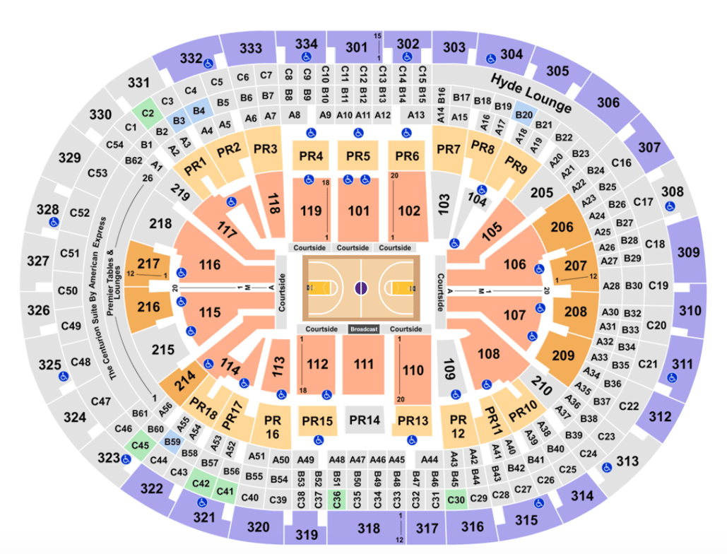 Staples Center Kings Game Seating Chart