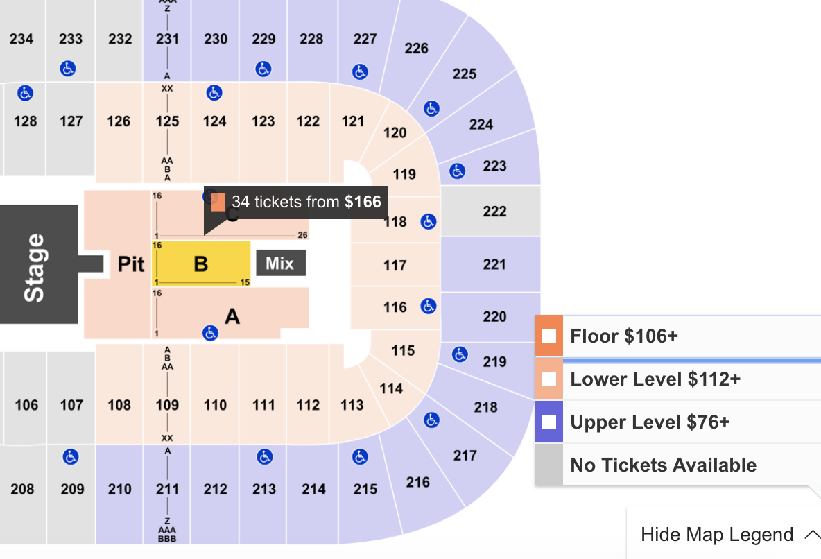 Greensboro Coliseum Seating Chart Eric Church