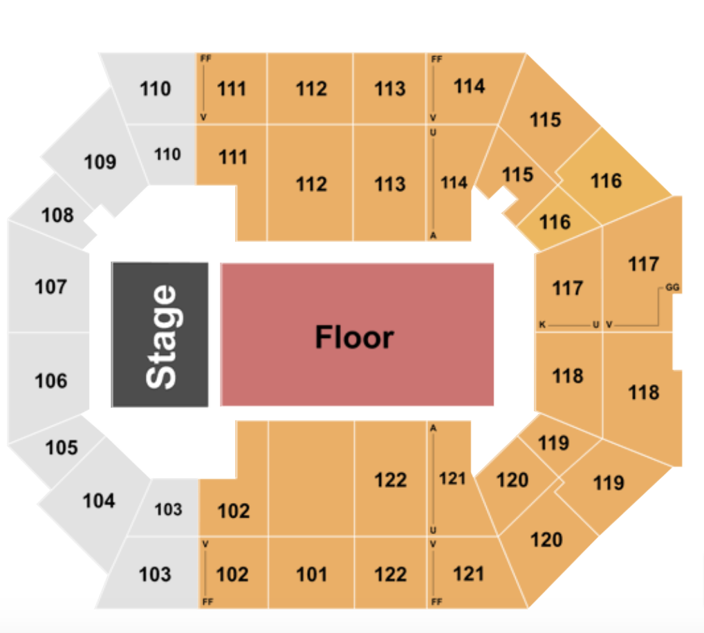 Watsco Center Seating Chart Concert