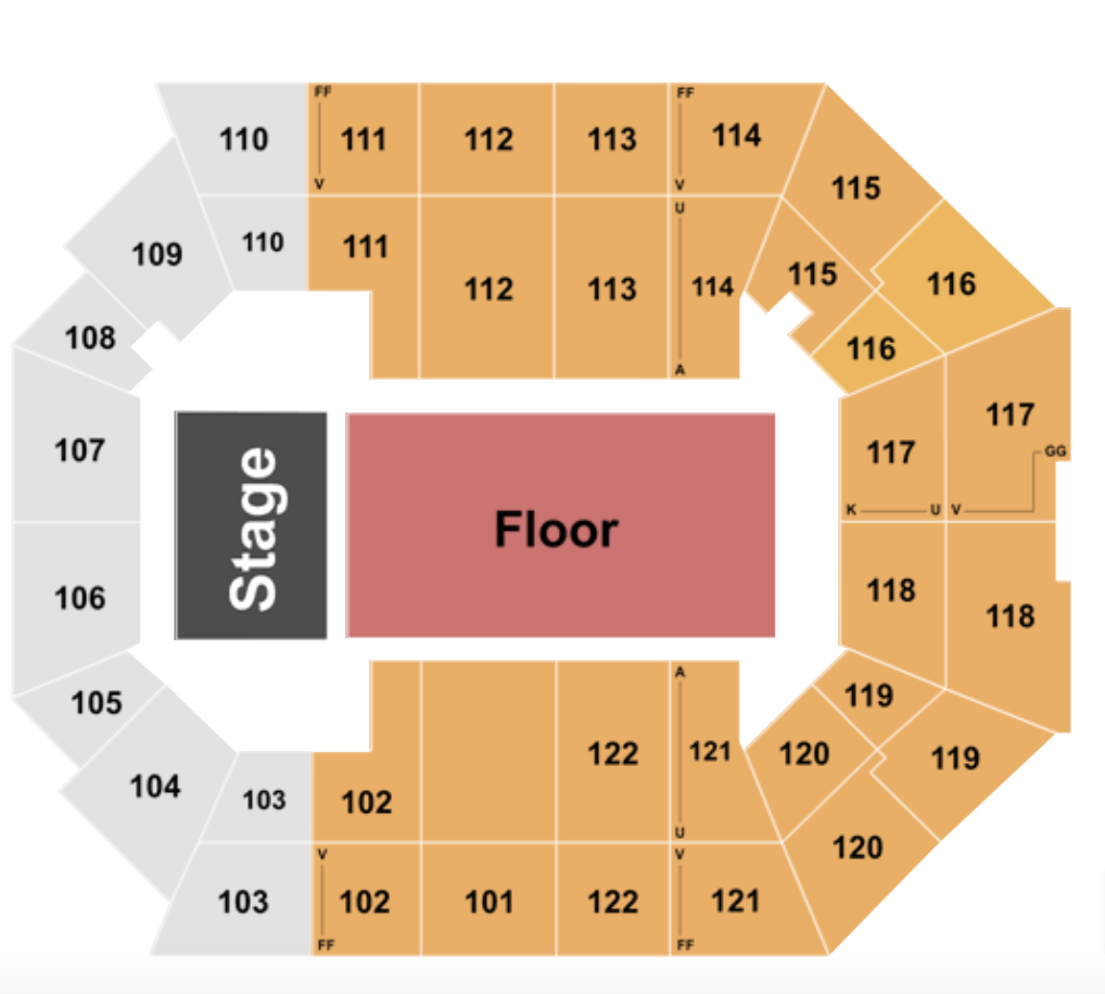 Watsco Center Seating Chart + Rows, Seats, Student and Club Seats