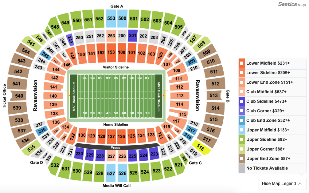 How To Find The Cheapest Ravens Vs. Steelers Tickets In 2019