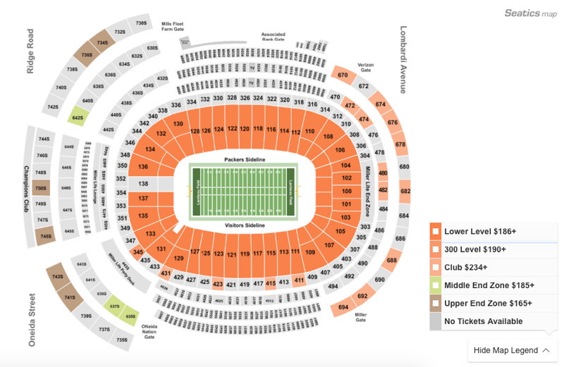 Where To Find The Cheapest Packers Vs. Broncos Tickets At Lambeau Field -  9/22/19