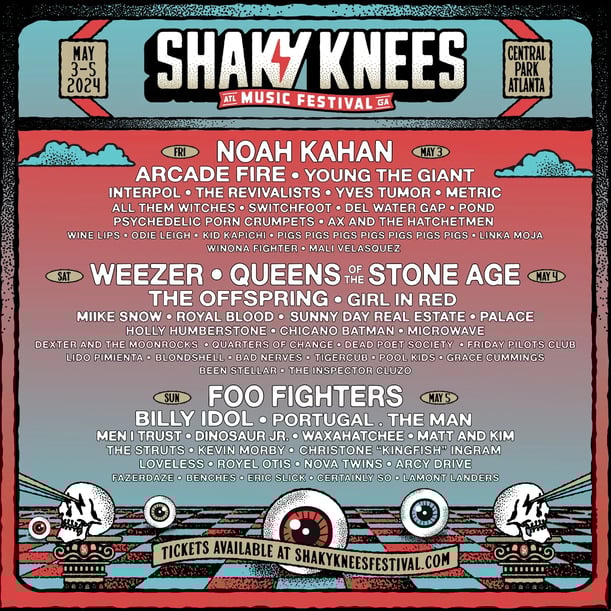 Where To Find Cheap Shaky Knees Tickets + 2025 Lineup