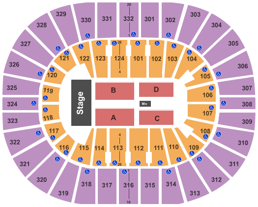 New Orleans Arena Seating Chart