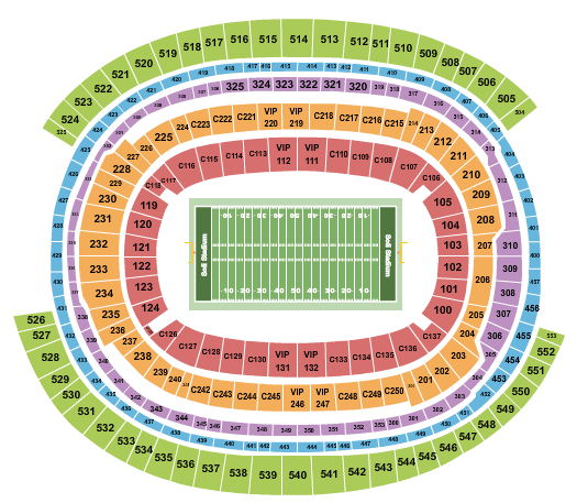 sofi club seats