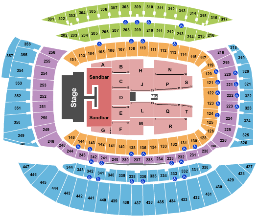 Soldier Field Seating Chart + Rows, Seat Numbers and Club Seats