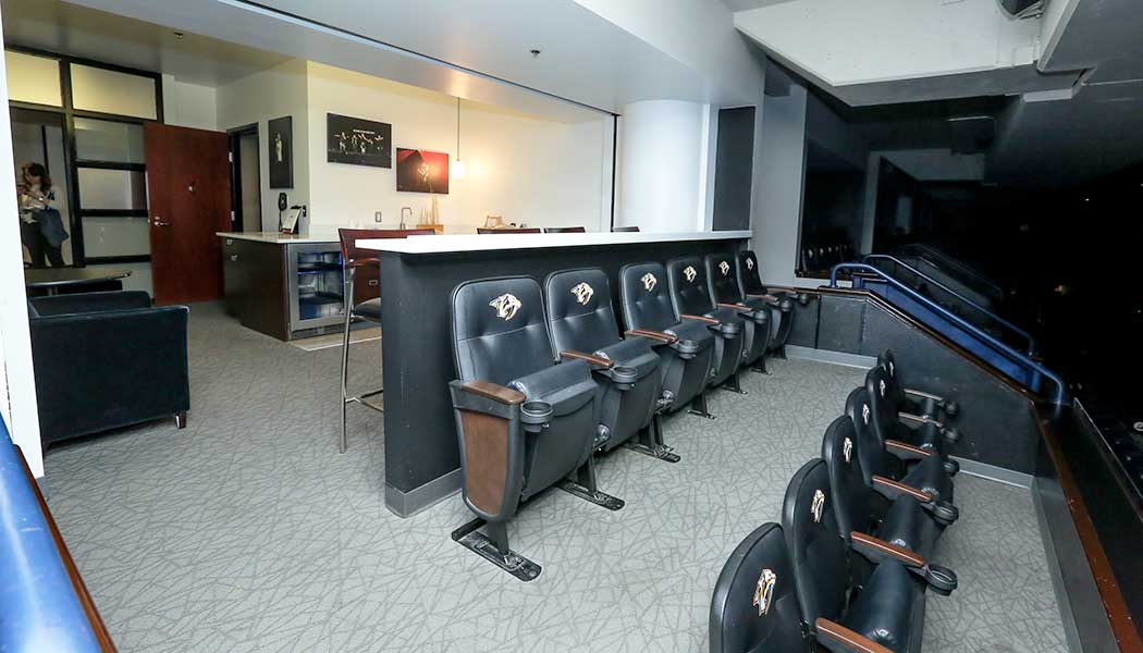 Where To Find Bridgestone Arena Premium Seating and Club Options